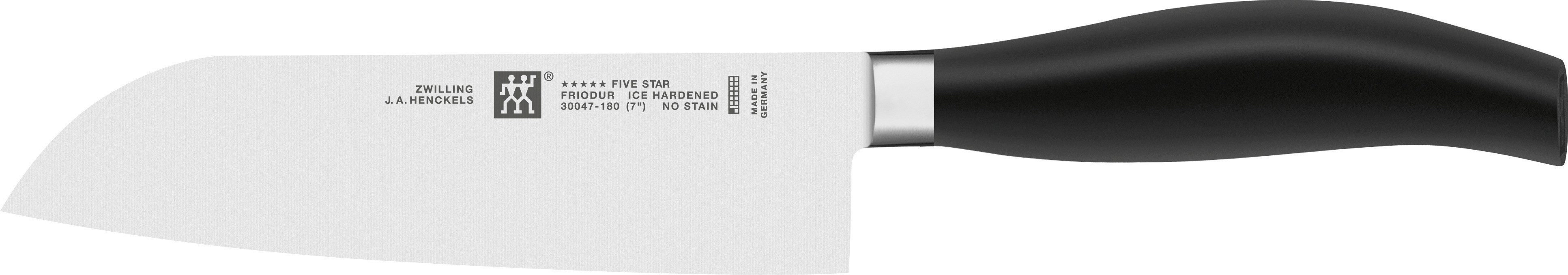 Zwilling Messer-Set ***** FIVE STAR (Set, 2-tlg., 1 Spick & Garniermesser (10 cm), 1 Santokumesser (18 cm), Made in Germany, Sonderschmelze, Ergonomisch, 2-tlg.