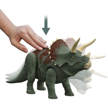Mattel® Spielfigur Mattel HDX40: Jurassic World Dominion - Triceratops, interaktive Dino-