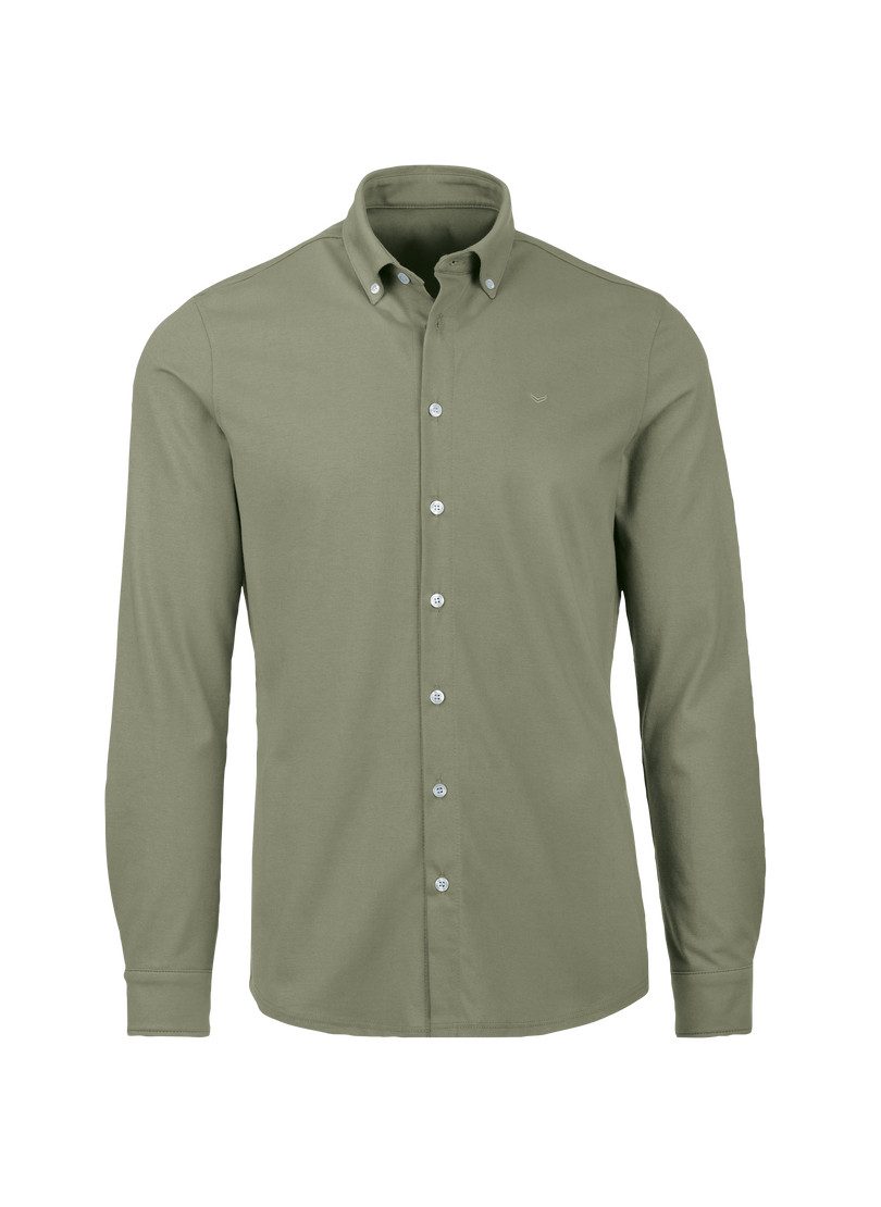 Trigema Poloshirt TRIGEMA Business-Hemd aus DELUXE-Single-Jersey (1-tlg) günstig online kaufen