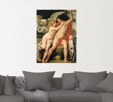 Artland Wandbild Venus und Adonis. Um 1610, Paar (1 St), als Leinwandbild, Wandaufkleber in verschied. Größen