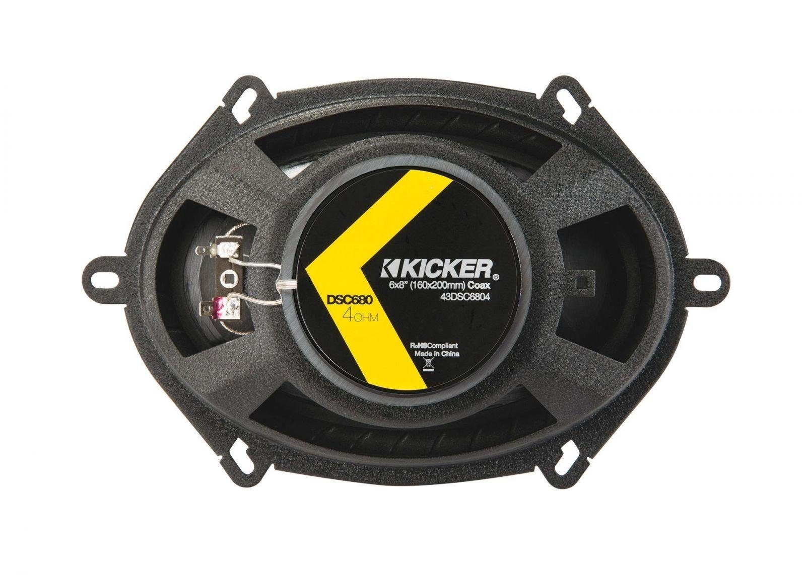 x 16 x 20 DSC6804 200 2-Wege 8) Watt Kicker Koaxial (6 Auto-Lautsprecher cm