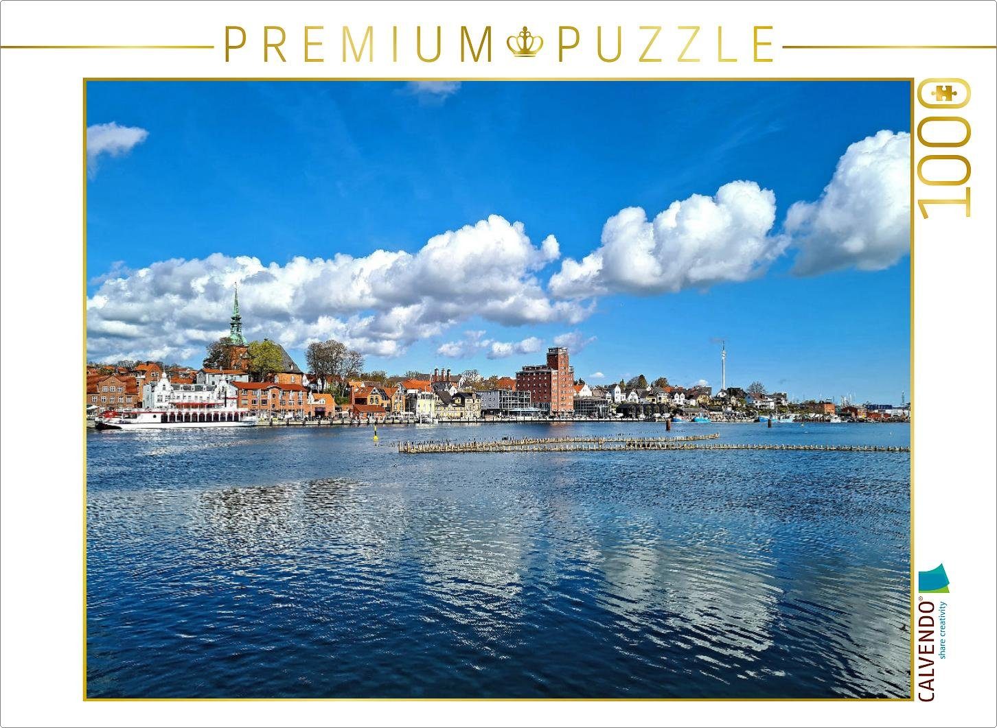 CALVENDO Puzzle CALVENDO Puzzle Hafen in Kappeln mit Heringszäunen 1000 Teile Lege-Größe 64 x 48 cm Foto-Puzzle Bild von Fotine, 1000 Puzzleteile