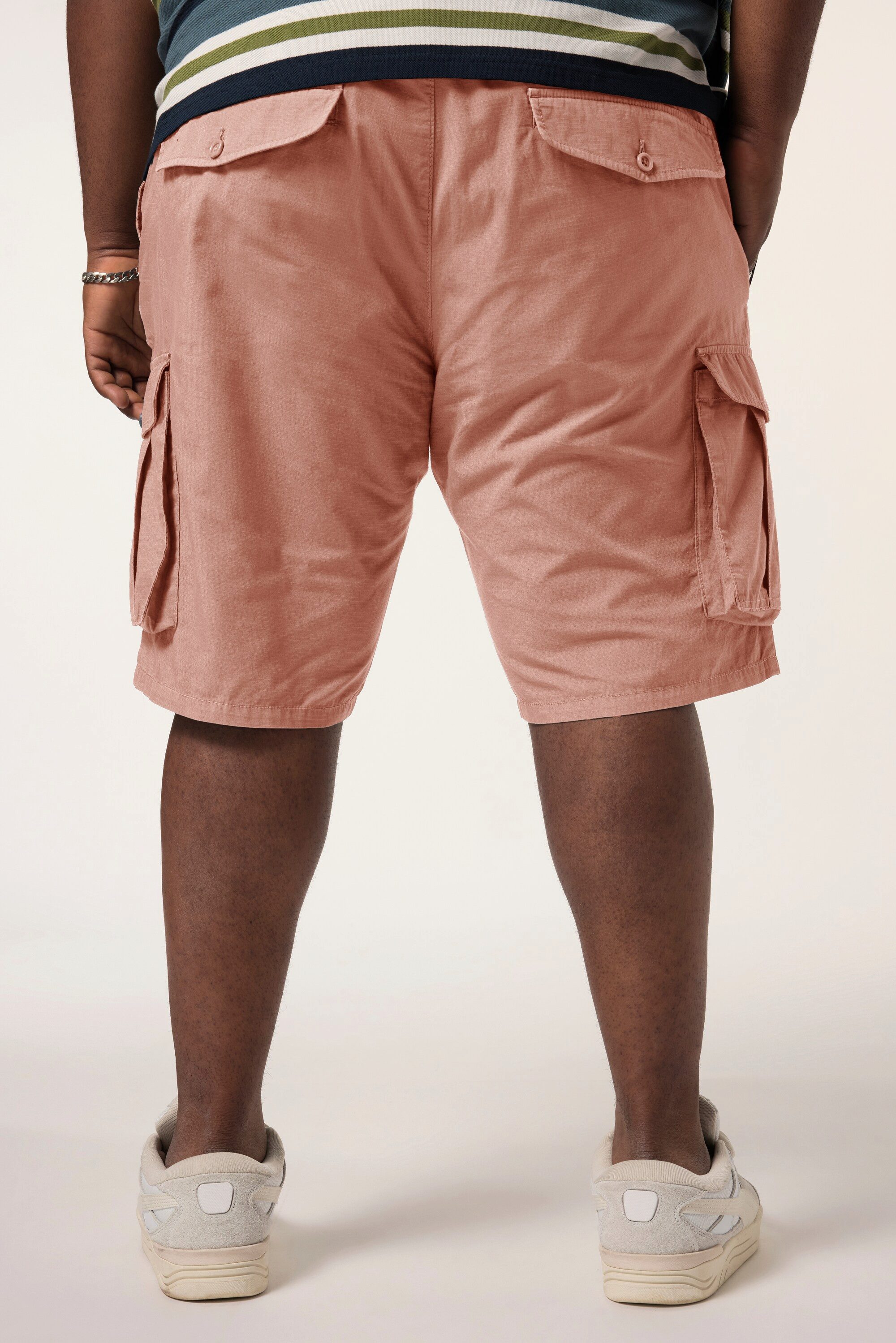 STHUGE Bermudas Cargo-Bermuda Loose Fit Ribstop Elastikbund