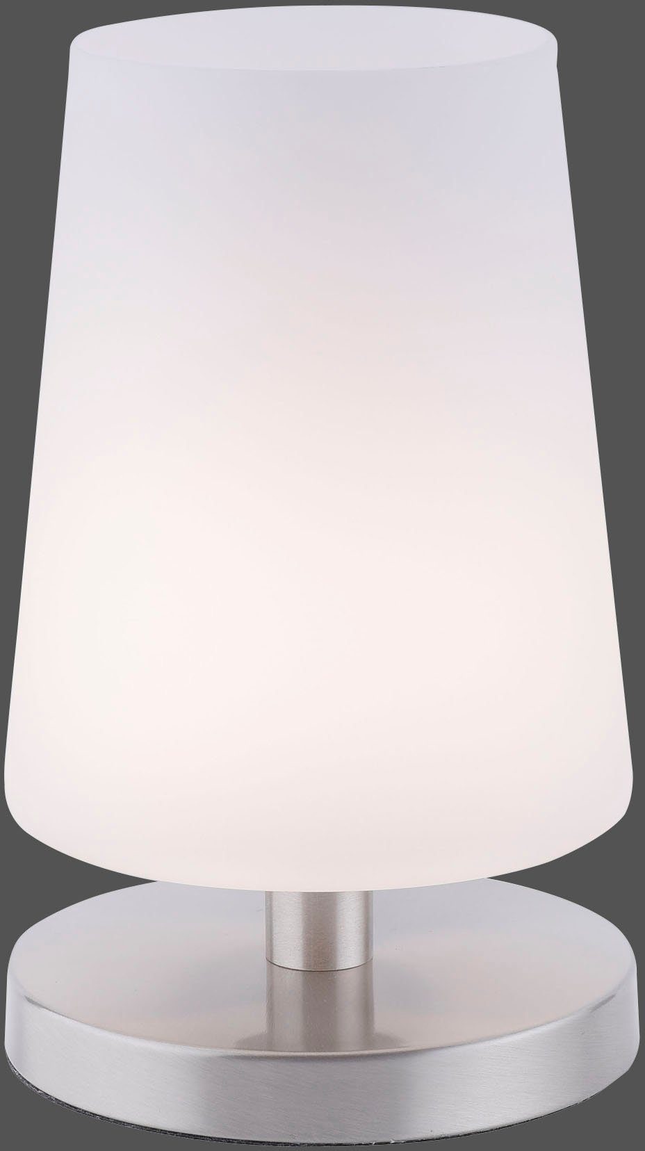 Paul Neuhaus LED 3-Stufen Touchdimmer Sonja, Dimmfunktion, LED wechselbar, Tischleuchte Warmweiß