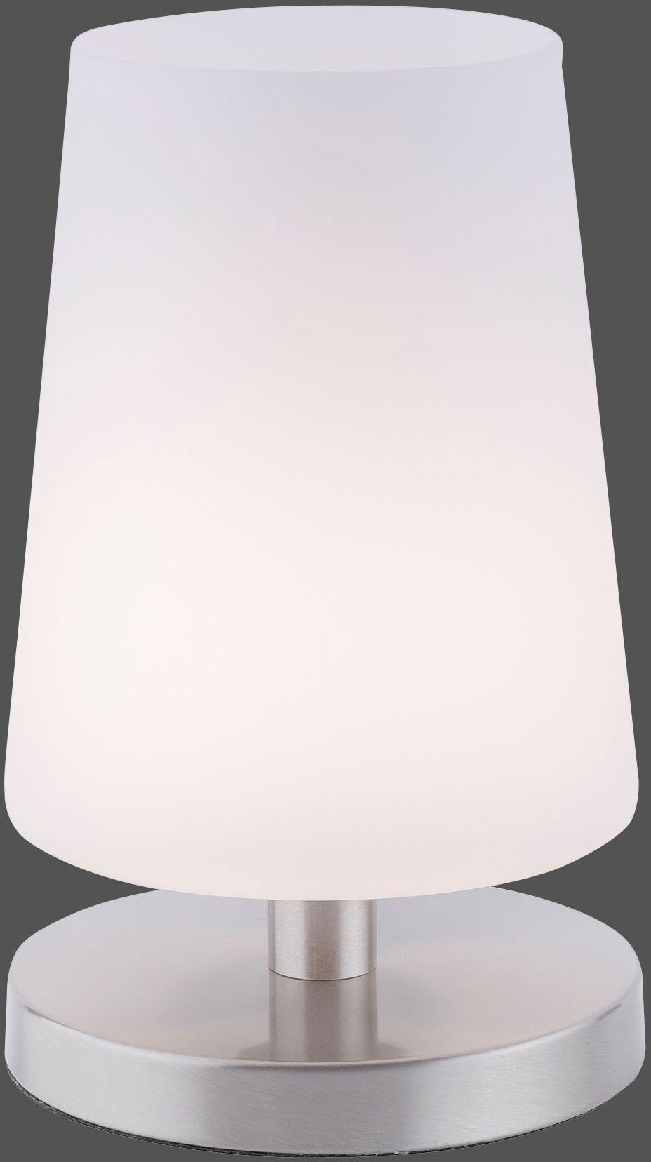 Paul Neuhaus LED Tischleuchte Sonja, Dimmfunktion, LED wechselbar, Warmweiß, 3-Stufen Touchdimmer