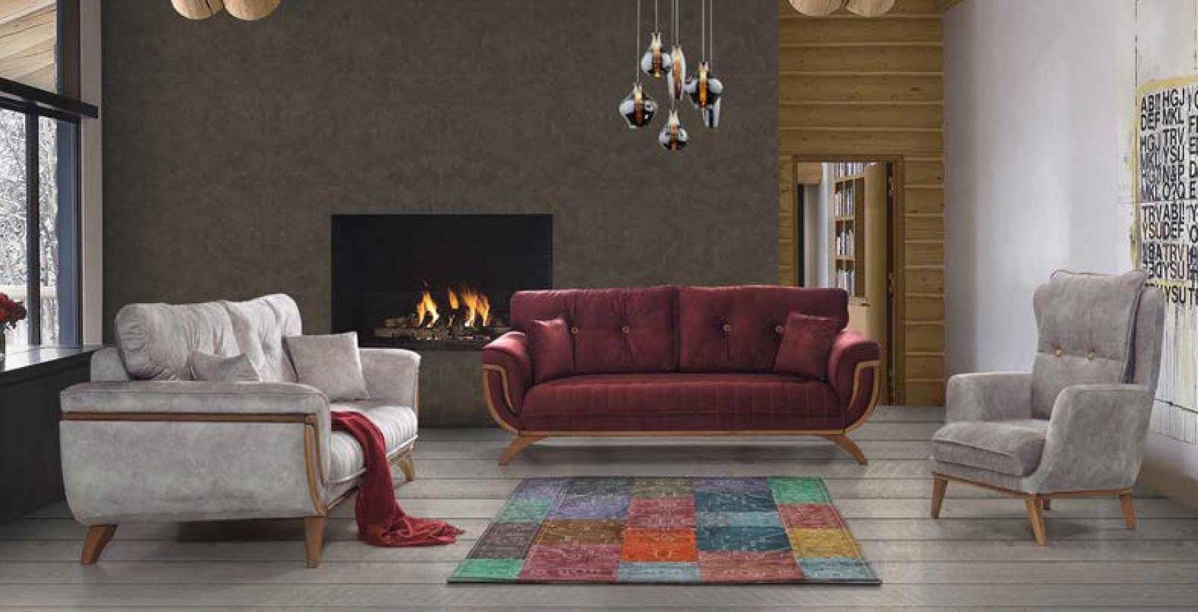 Sofa Sofa, JVmoebel in Luxus Dreisitzer Made Rotes Europe Möbel Moderne Couch