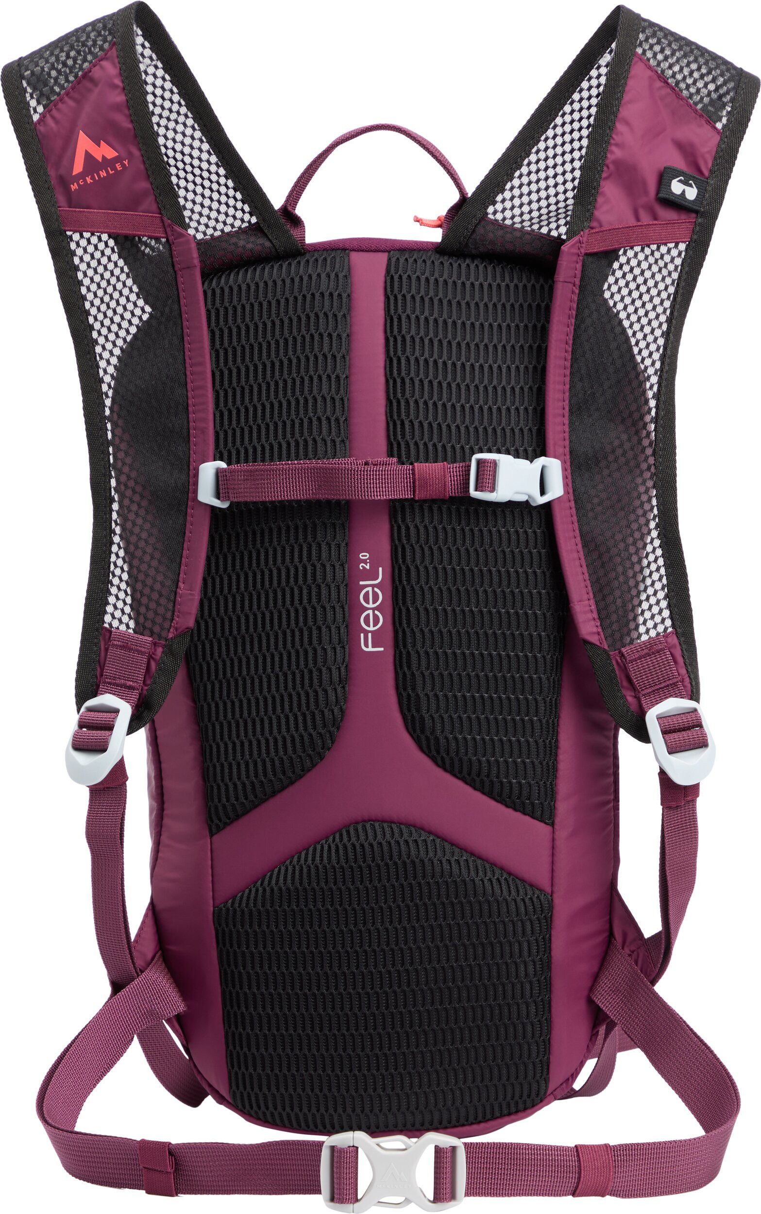 McKINLEY Tagesrucksack Funkt-Rucksack Crxss II CT 10 VIOLET DARK/RED LIGH