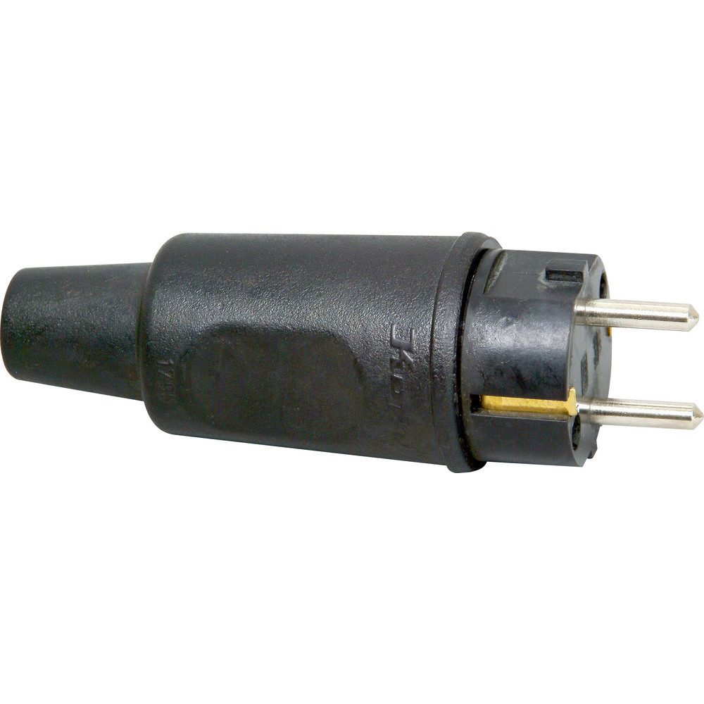 Kopp Kopp 179516009 Schutzkontaktstecker PA, Gummi 230 V Schwarz IP44 Затыкатьnetzteil