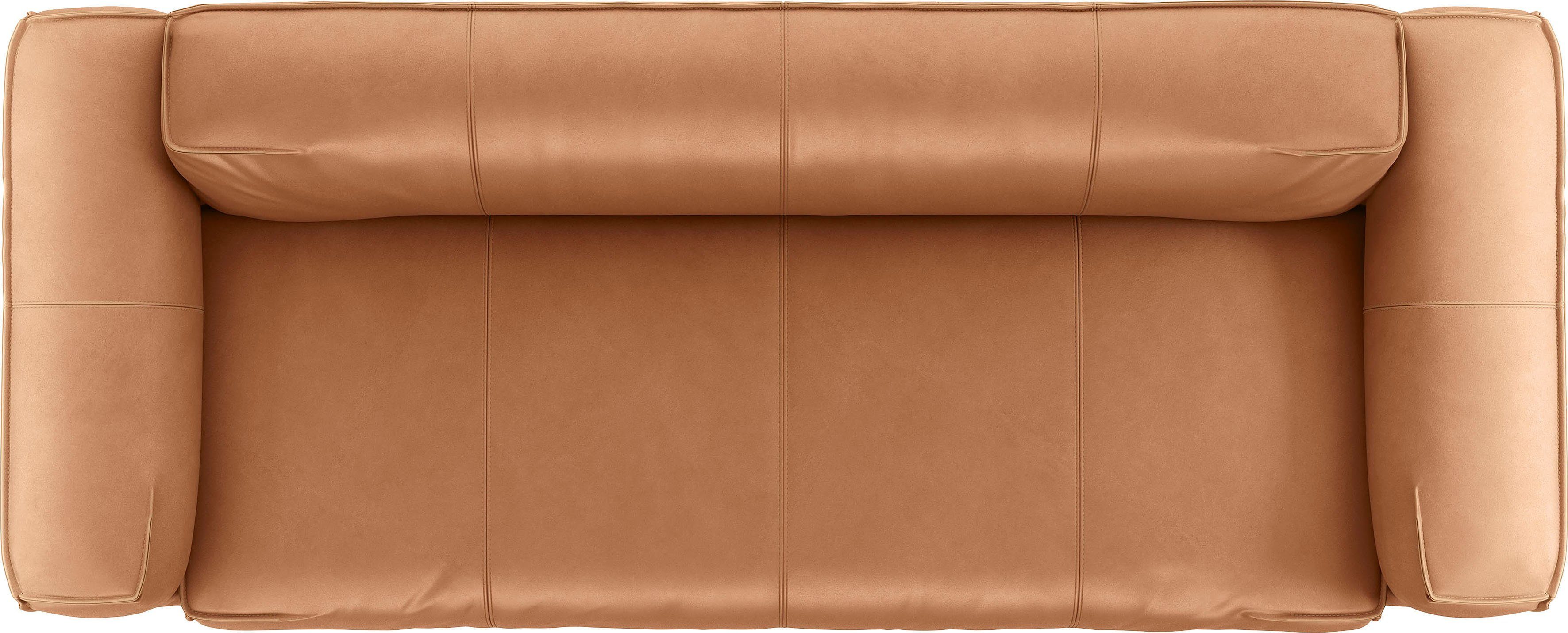 freistil ROLF BENZ 3-Sitzer freistil 136, Meisterwerk der Handwerkskunst, hochwertige Polsterung, mit besonderer Nahtverarbeitung