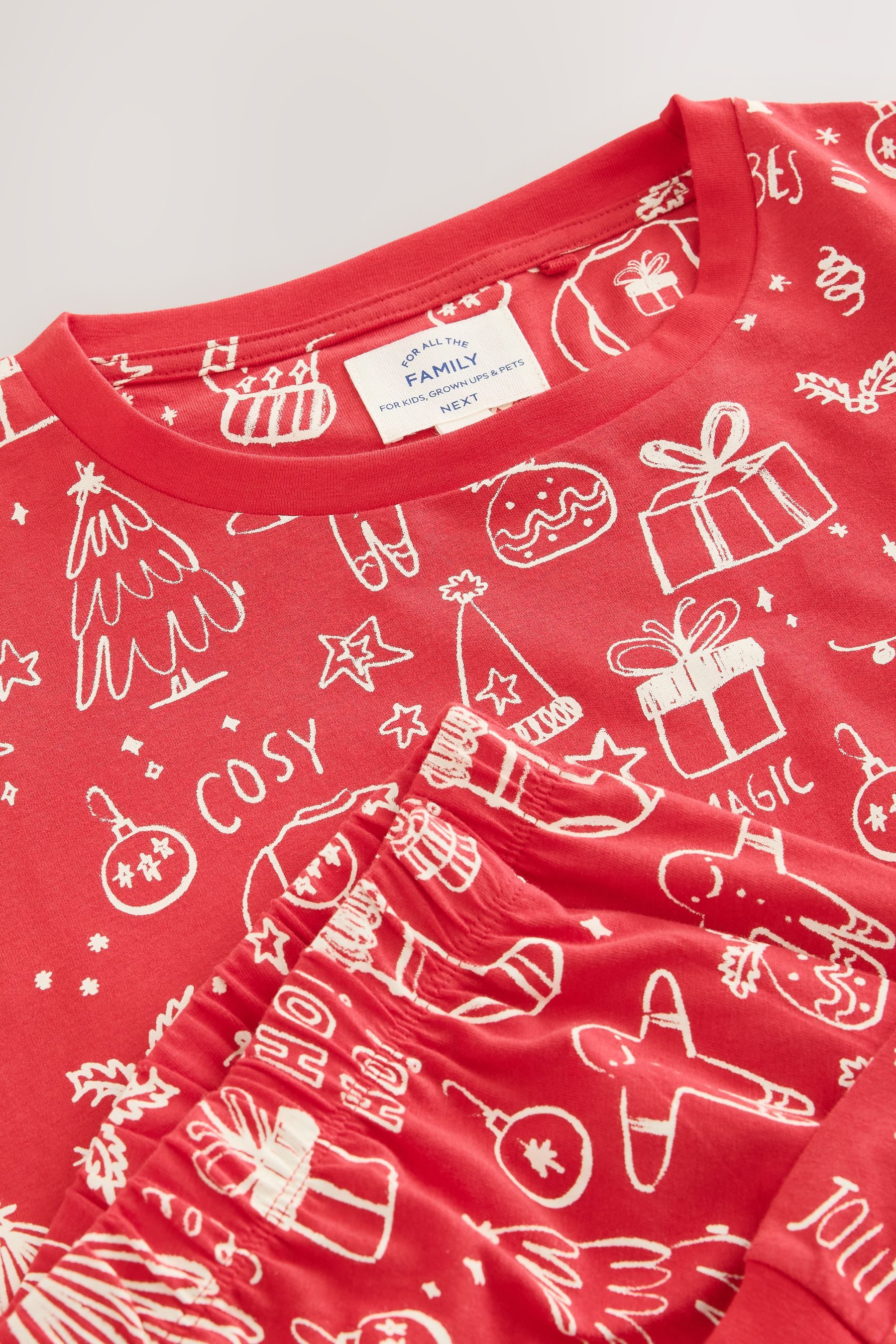 Next Pyjama Langärmeliger Familien-Schlafanzug, Weihnachten (2 tlg) – Bild 4 von 4