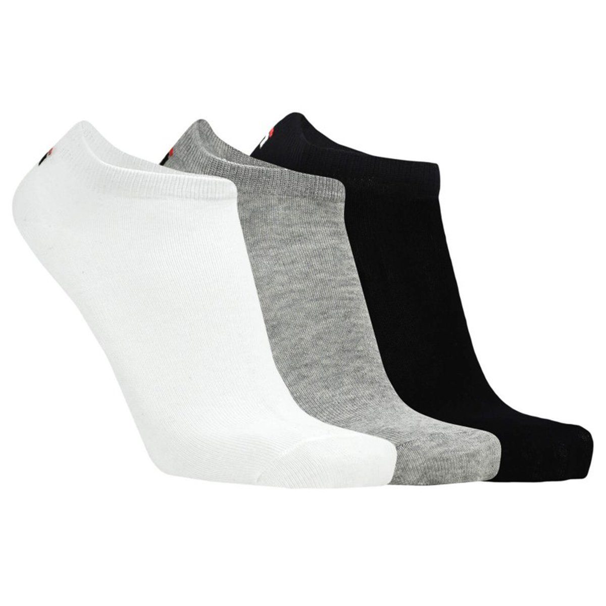 Fila Kurzsocken Unisex Invisible Socks 3P (3-Paar) 325 - white/grey/black