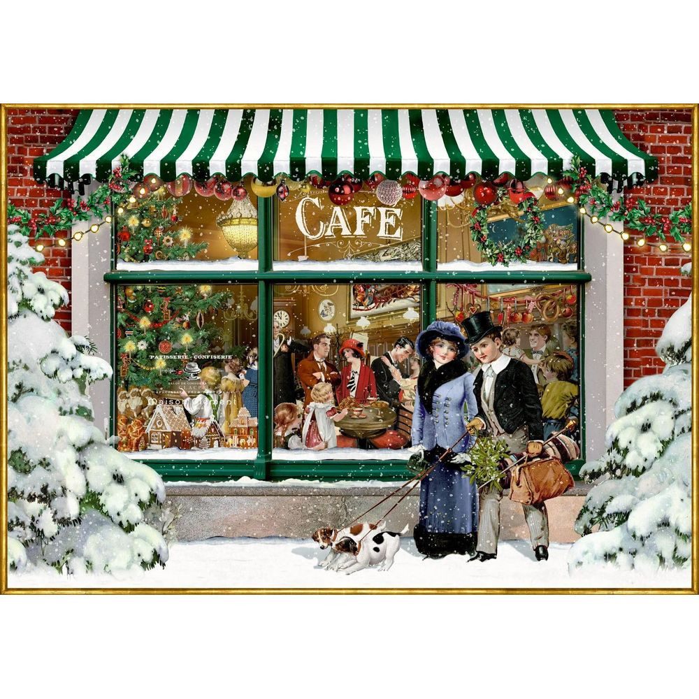 Coppenrath Puzzle Puzzle - Nostalgisches Weihnachtscafé. 1000 Teile, 1000 Puzzleteile