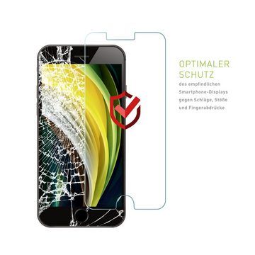 KMP Creative Lifesytle Product Displayschutz für iPhone SE3, SE2, iPhone 6/7/8 Transparent für Apple iPhone 6, 7, 8, SE2, SE3, Displayschutzglas, Singlepack, 1 Stück