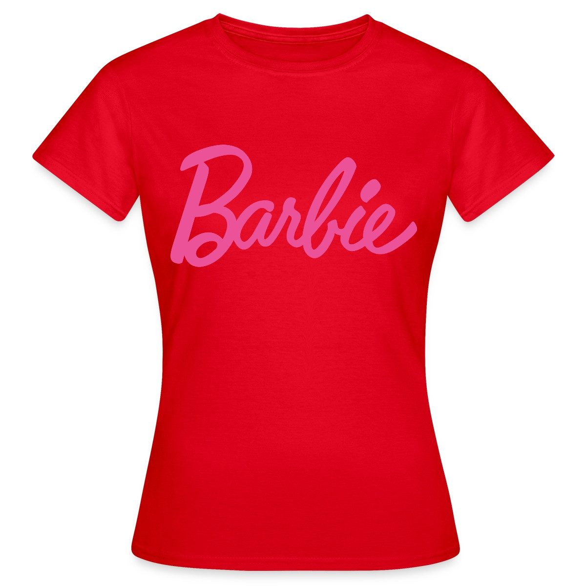 Spreadshirt T-Shirt Barbie Klassisches Logo Frauen günstig online kaufen