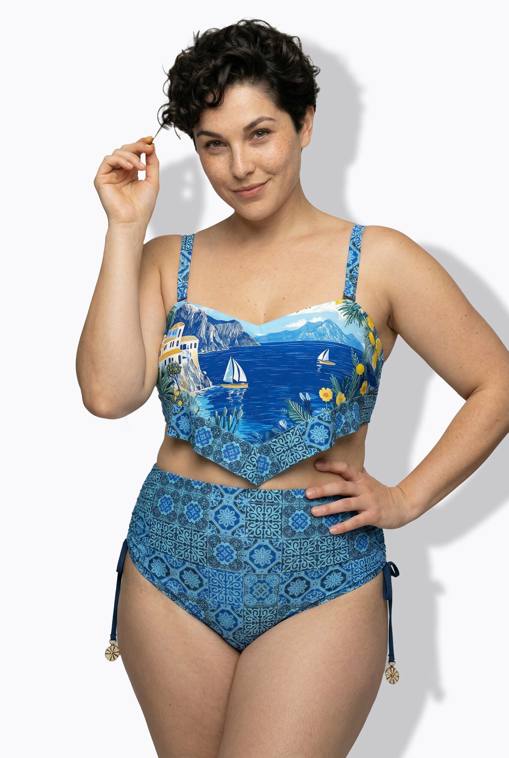 Ulla Popken Soft-BH Bikini Holiday Softcups Träger verstellbar