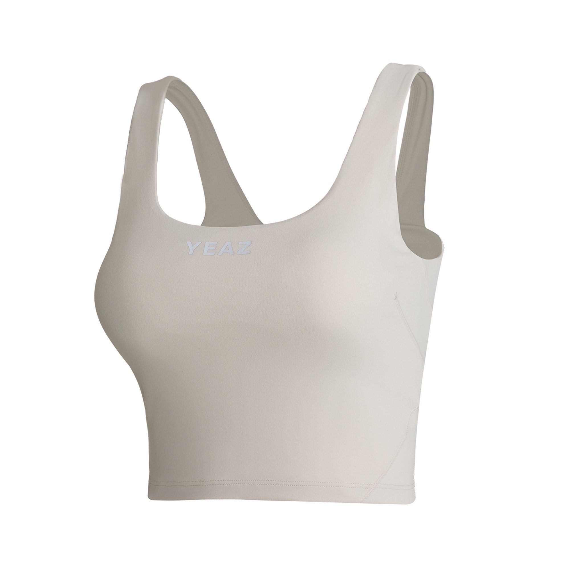 top sportliches beige ein (1-tlg) TODAY YEAZ Yogatop Materialien Innovative & Shape