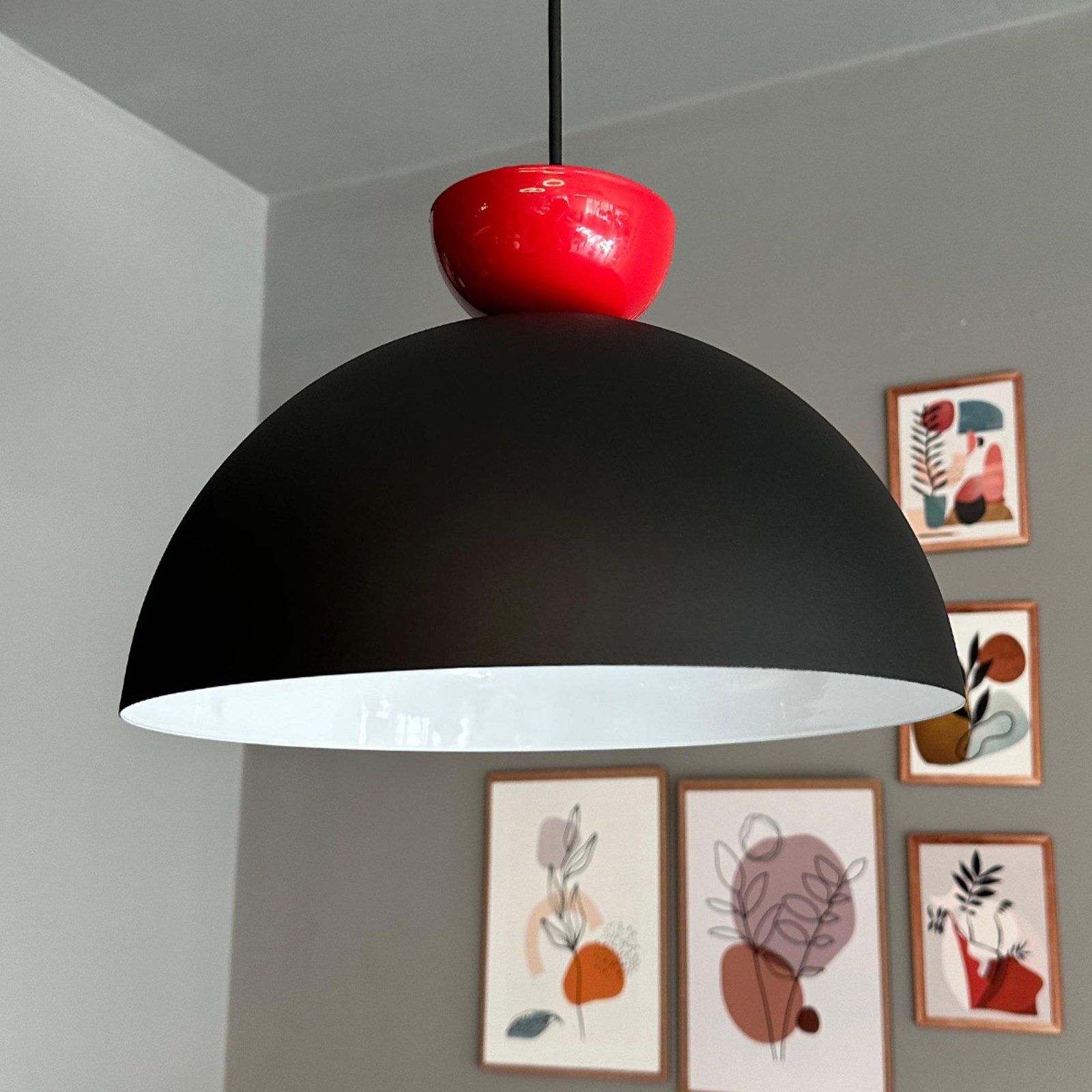Bamyum Pendelleuchte Pendelleuchte Yimpi Hut Metall, Modern Hängelampe, ohne Leuchtmittel
