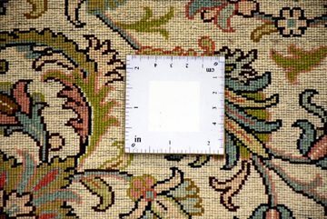 Seidenteppich Kashan 8379, Kayoom, rechteckig, Höhe: 10 mm, Einzelstück mit Zertifikat, Wohnzimmer