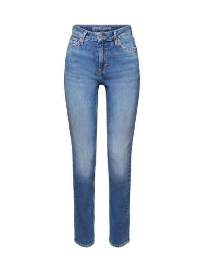Esprit Slim-fit-Jeans Schmal geschnittene Jeans in Retro-Optik