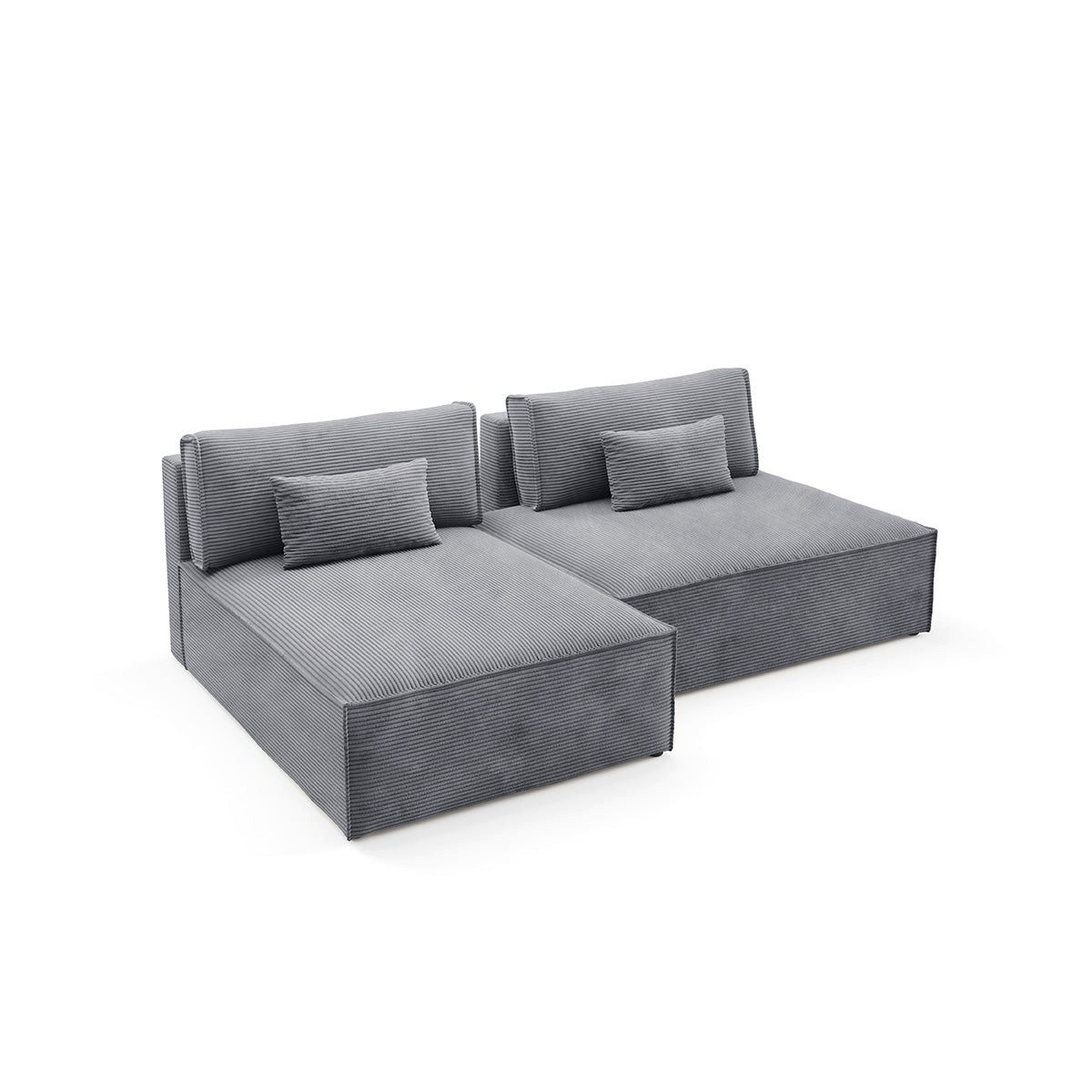 Petits-meubles Ecksofa Georgia, mit Schlaffunktion
