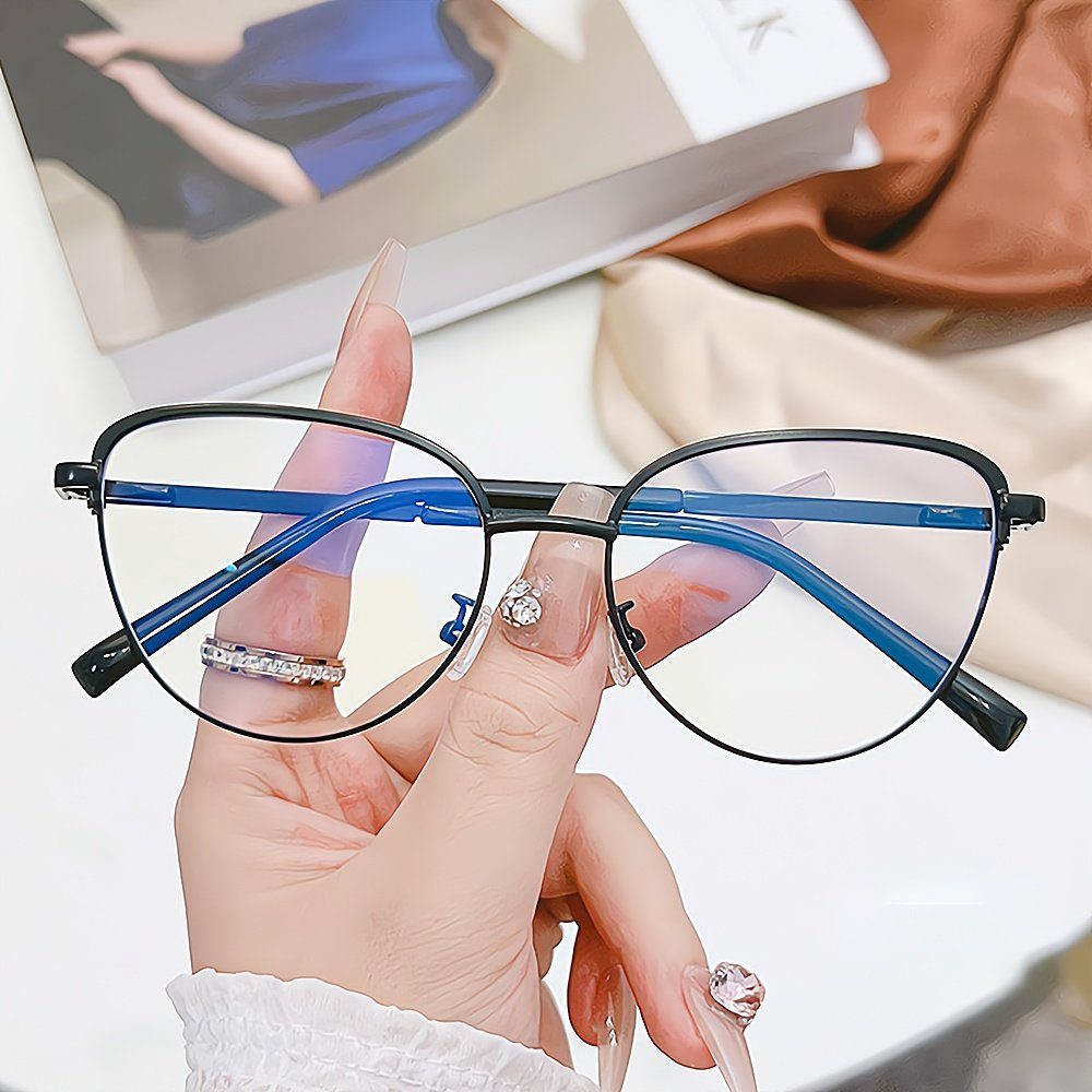 Brille Blaue PACIEA schwarz Computerbrille lichtbeständige Arbeitsbrille,