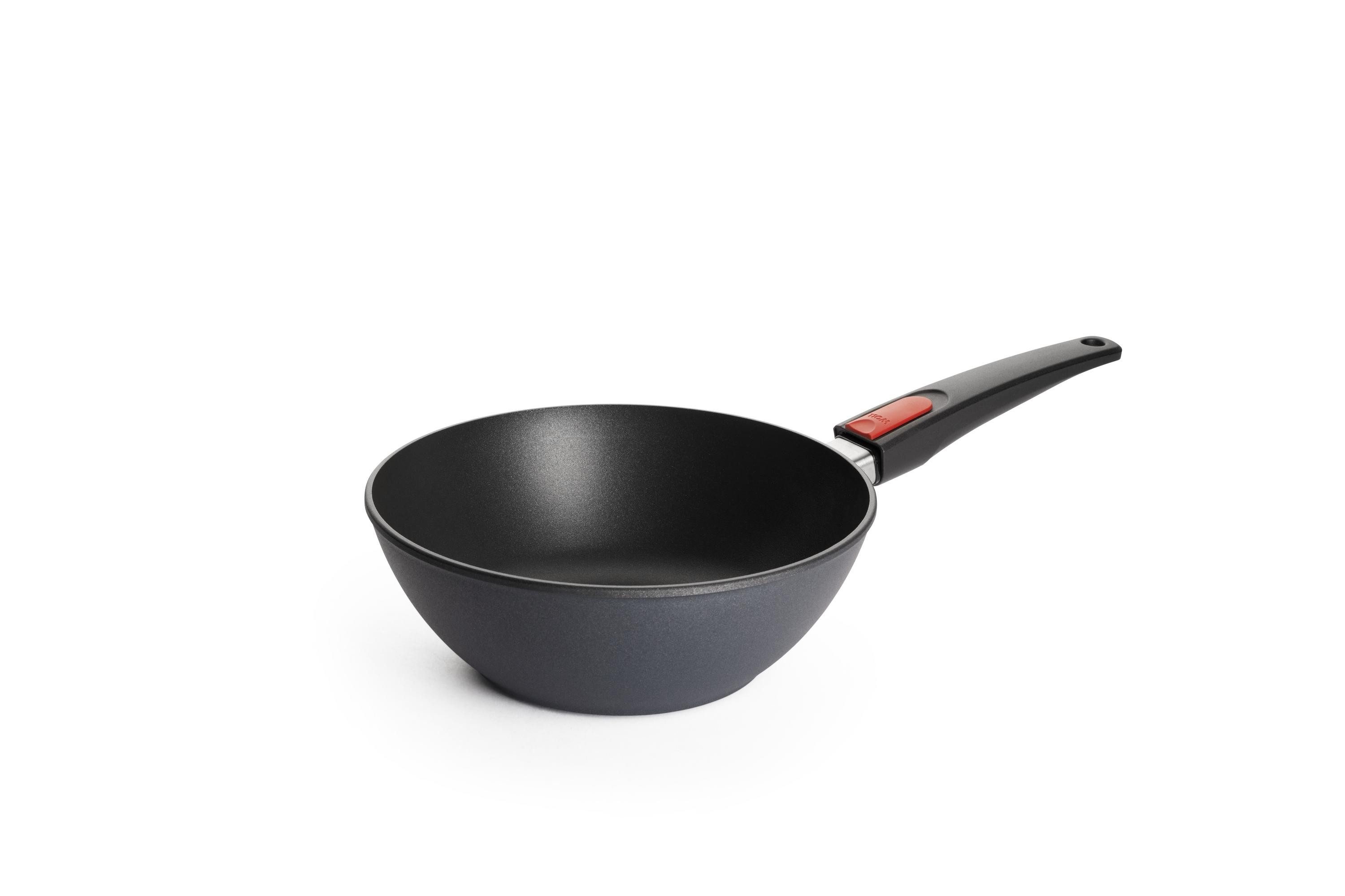 WOLL Wok Diamond Lite Wok, Aluminiumguss, abnehmbarer Griff, Induktion