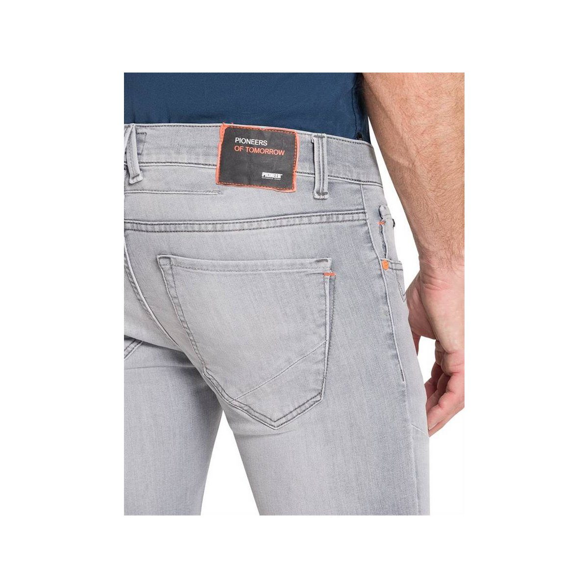 hell-grau Stoffhose Jeans Pioneer (1-tlg) Authentic