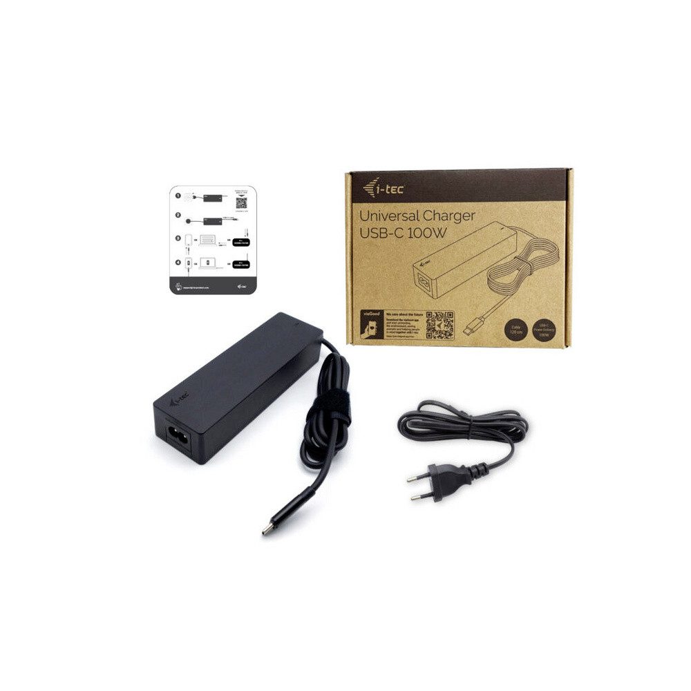 I-TEC i-tec I-TEC Universal Charger USB-C PD3.0 100W Notebook-Netzteil 100 W Notebook-Netzteil