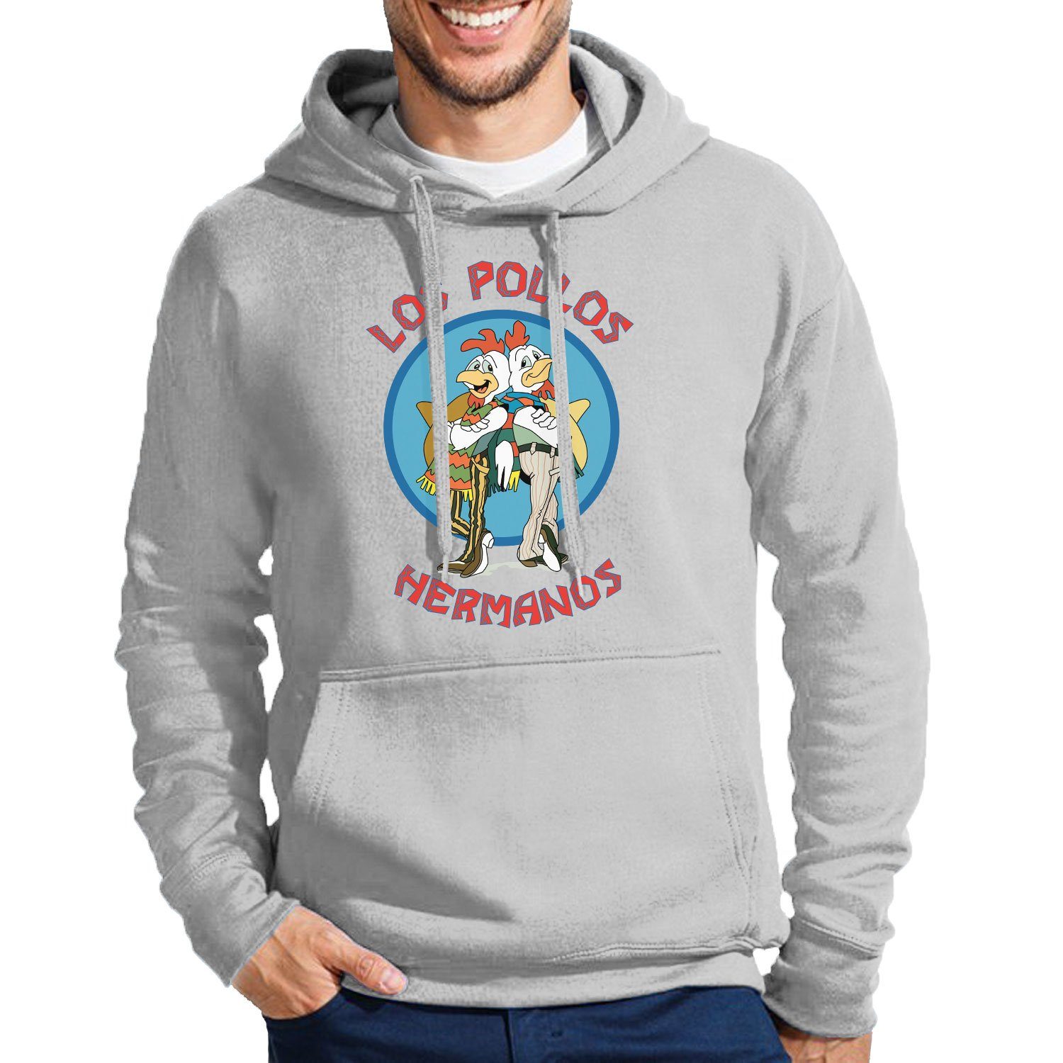 Hoodie Herren Hermanos Hühner Los Pollos
