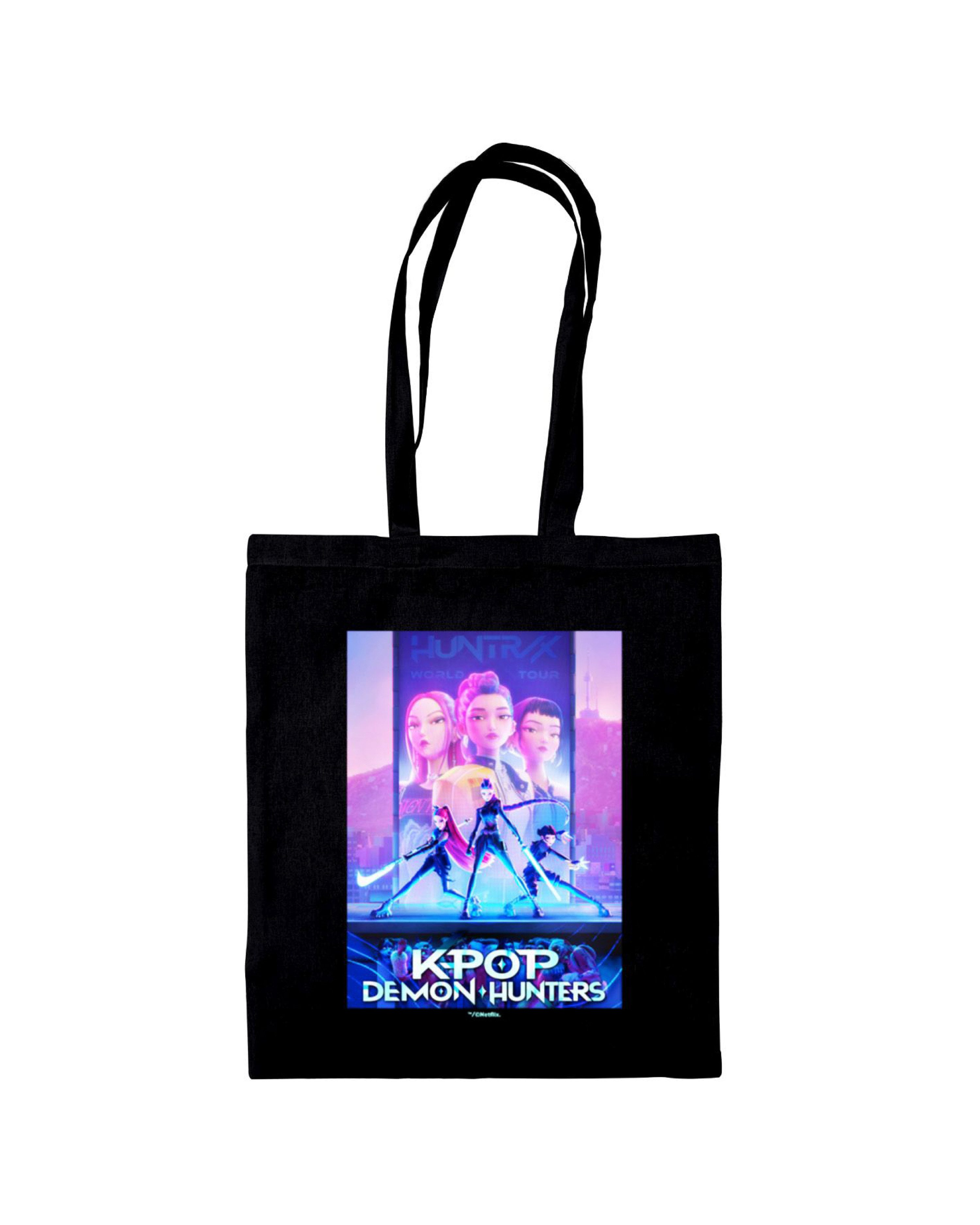 PYRAMID Freizeittasche KPop Demon Hunters Canvas Tasche Huntrix Key Art