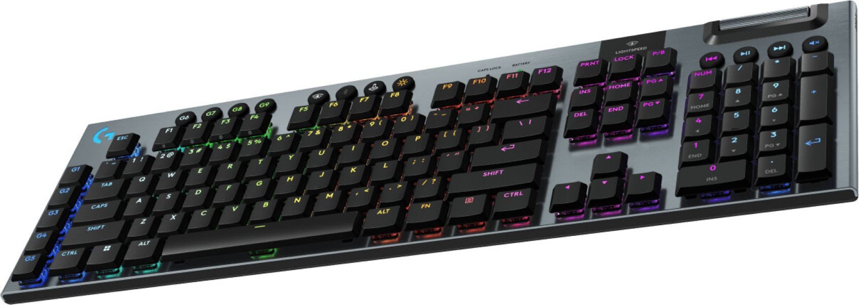 Logitech G G915 X LIGHTSPEED Wireless Gaming Keyboard - BLACK - DEU Gaming-Tastatur
