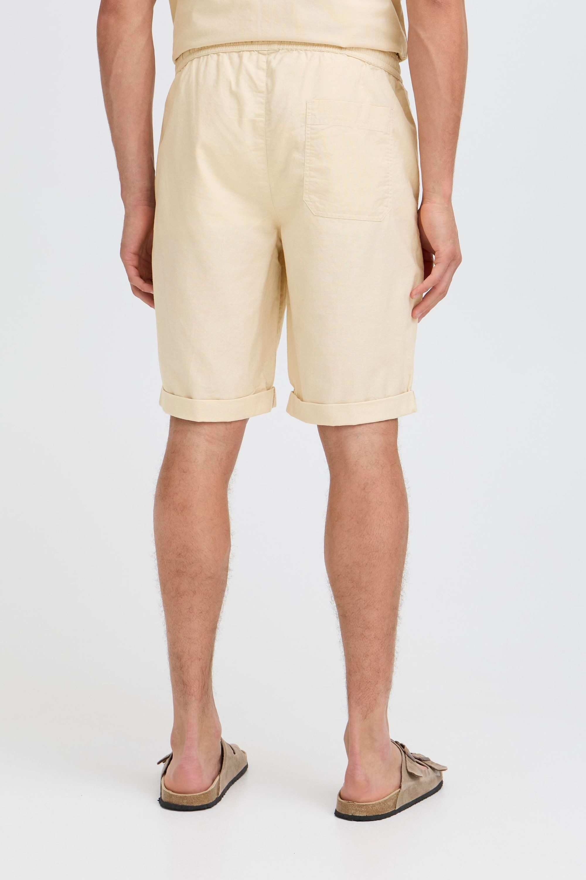 !Solid Leinenhose SDLinau Bequeme Shorts mit Kordelverschluss