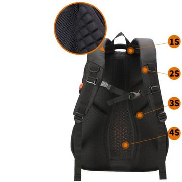 Aoking Freizeitrucksack Rucksack Schulrucksack Sportrucksack Laptoprucksack Tagesrucksack, Rucksack (Laptopfach) Freizeit Reise Sport Arbeit Schule Uni