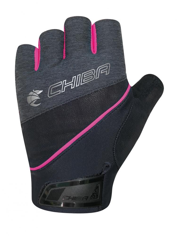 Chiba Fahrradhandschuhe CHIBA Lady Gel Premium III - Radhandschuhe Damen L schwarz/pink, Gelpo