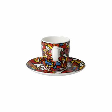 Goebel Espressotasse Romero Britto - All We Need is Love, Fine Bone China