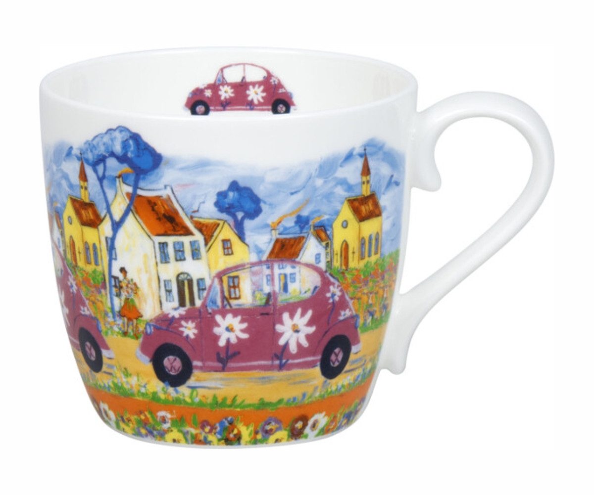 Könitz Tasse City Girl by Portchie Henkelbecher Fine Bone China 0,4 L, 1-tlg.