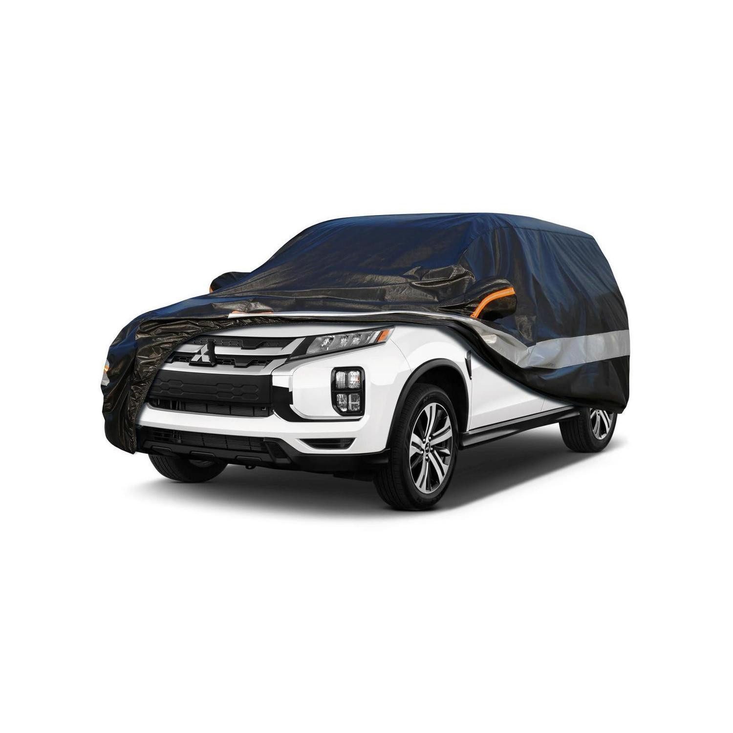 LuxusKollektion Autoplane Autoabdeckung Coupe 10 Passend für Mitsubishi ASX(2010-2023) Schwarz