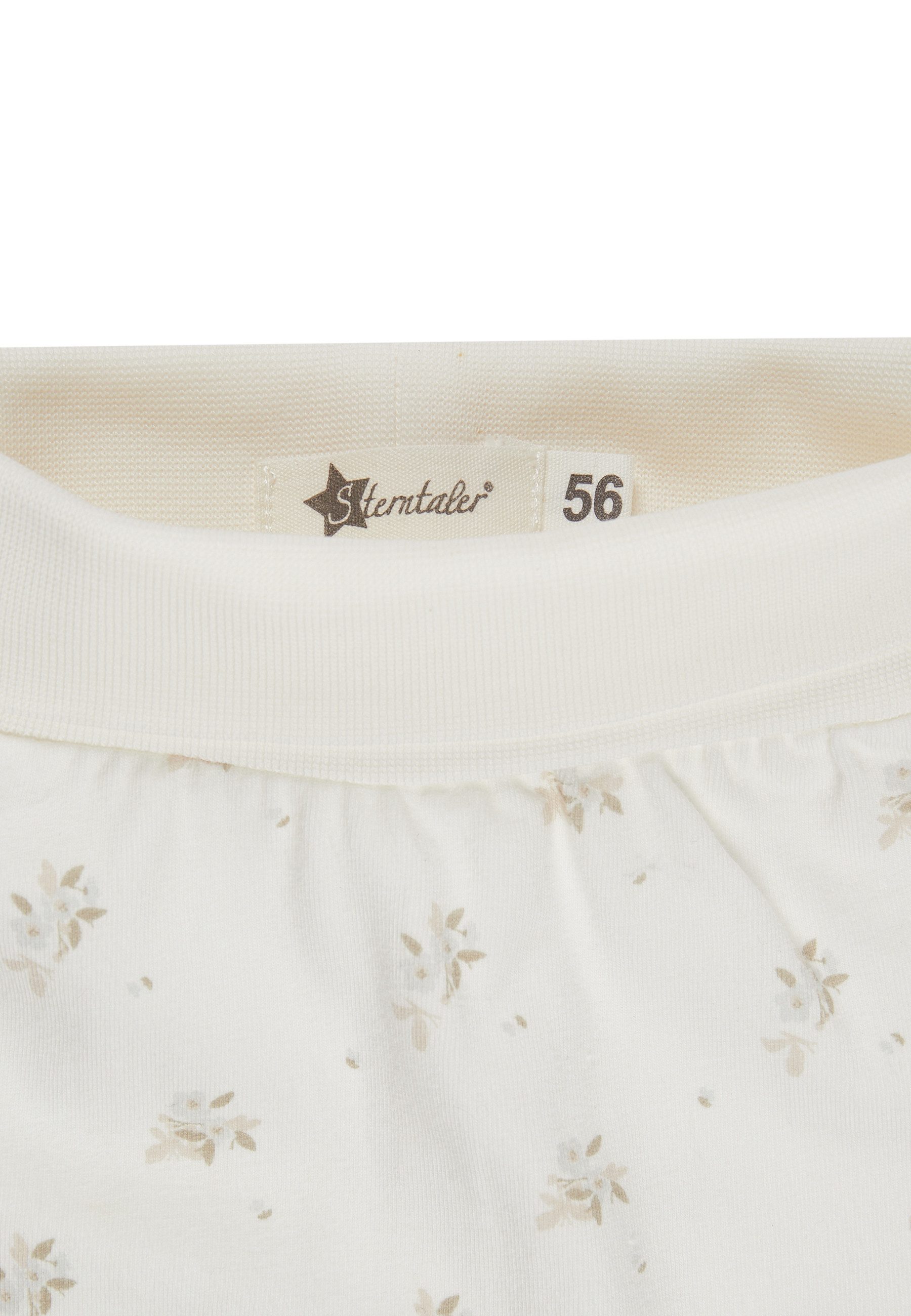 Sterntaler® Strampler Hose Blumen (1-tlg., Mitwachsbündchen)