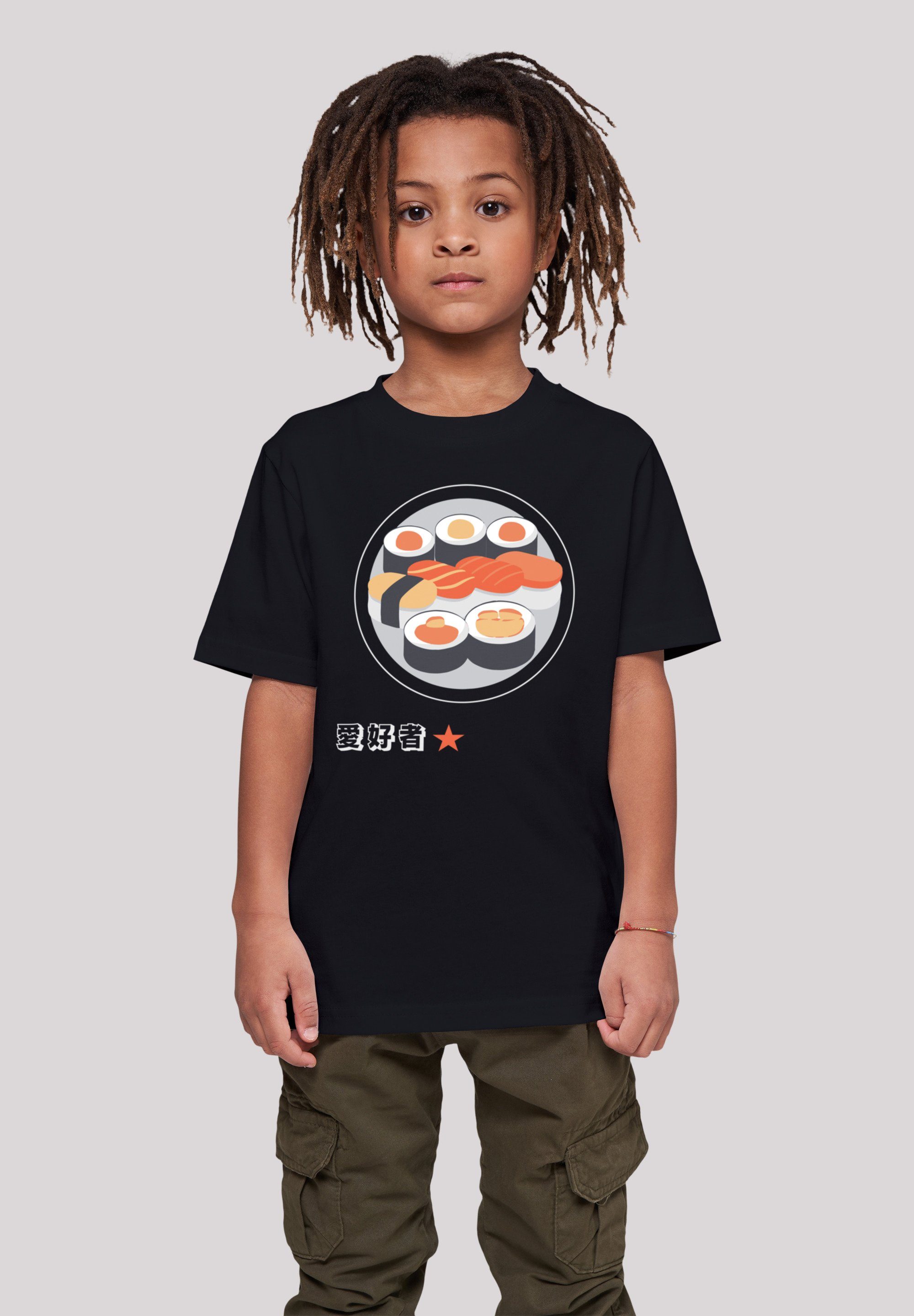F4NT4STIC T-Shirt Sushi Print Japan