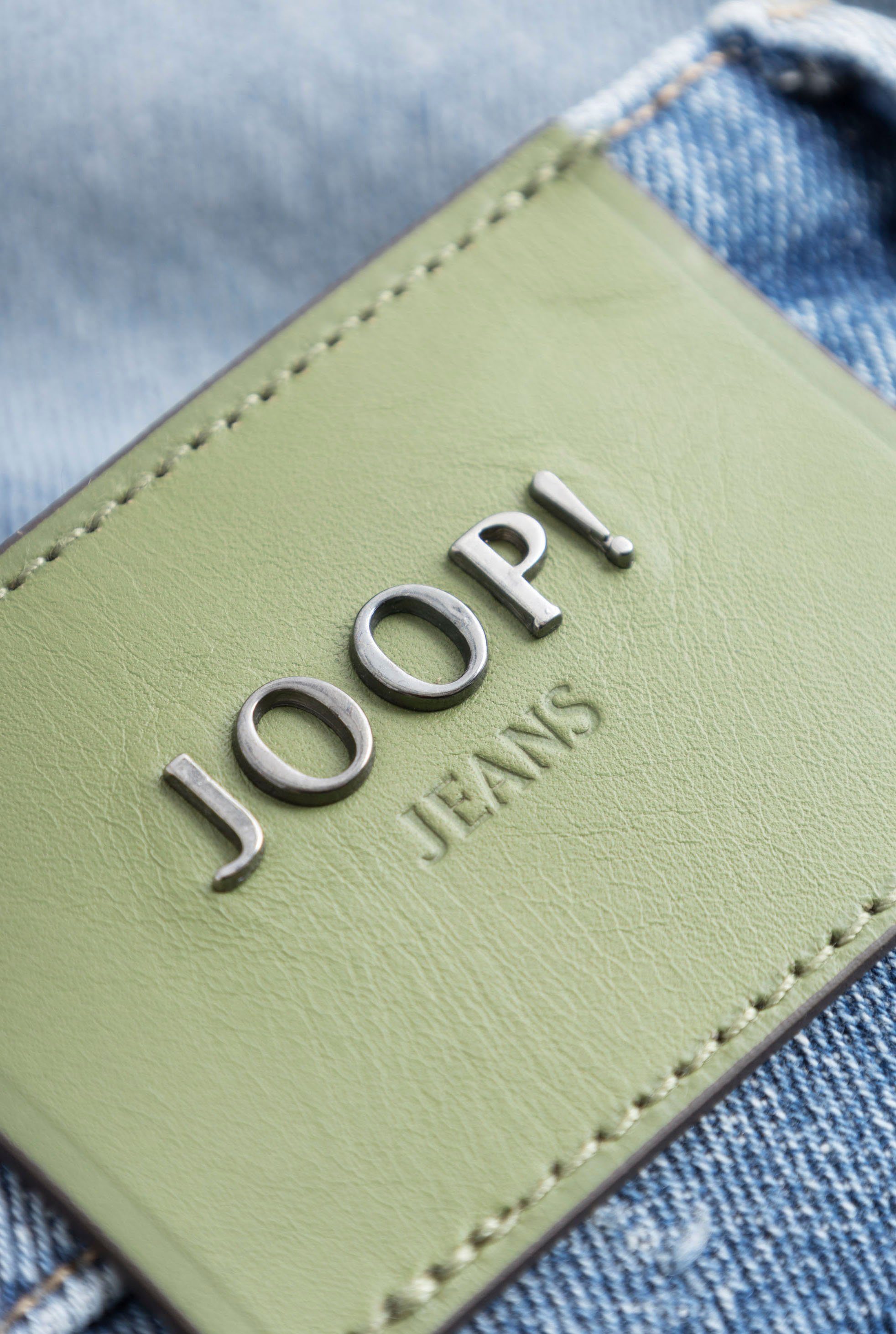 Mitch auf Jeans mit Joop Badge Straight-Jeans 3D-Logo