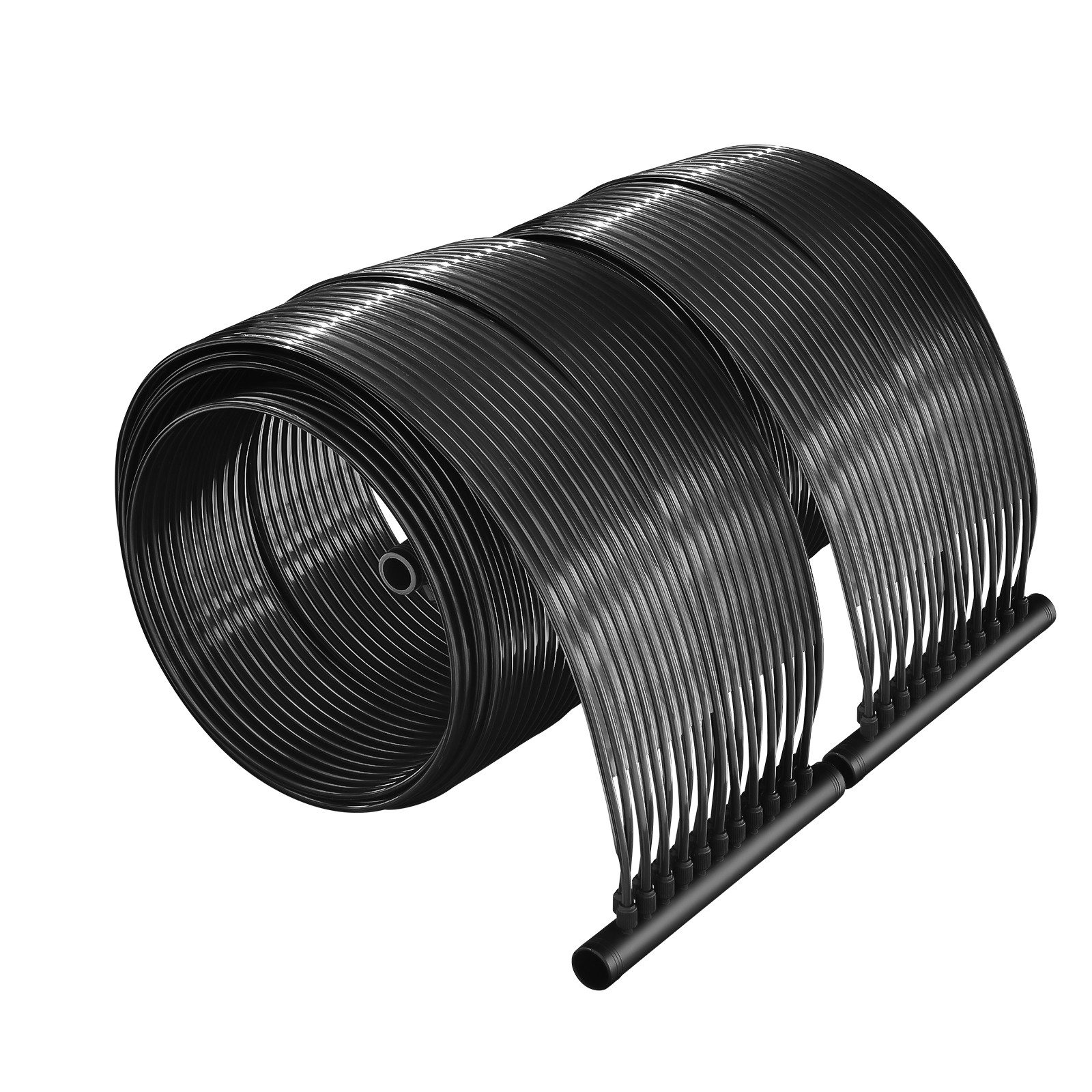 COSTWAY Pool-Wärmepumpe Solarkollektor Poolheizung, 600x75cm, Komplettset