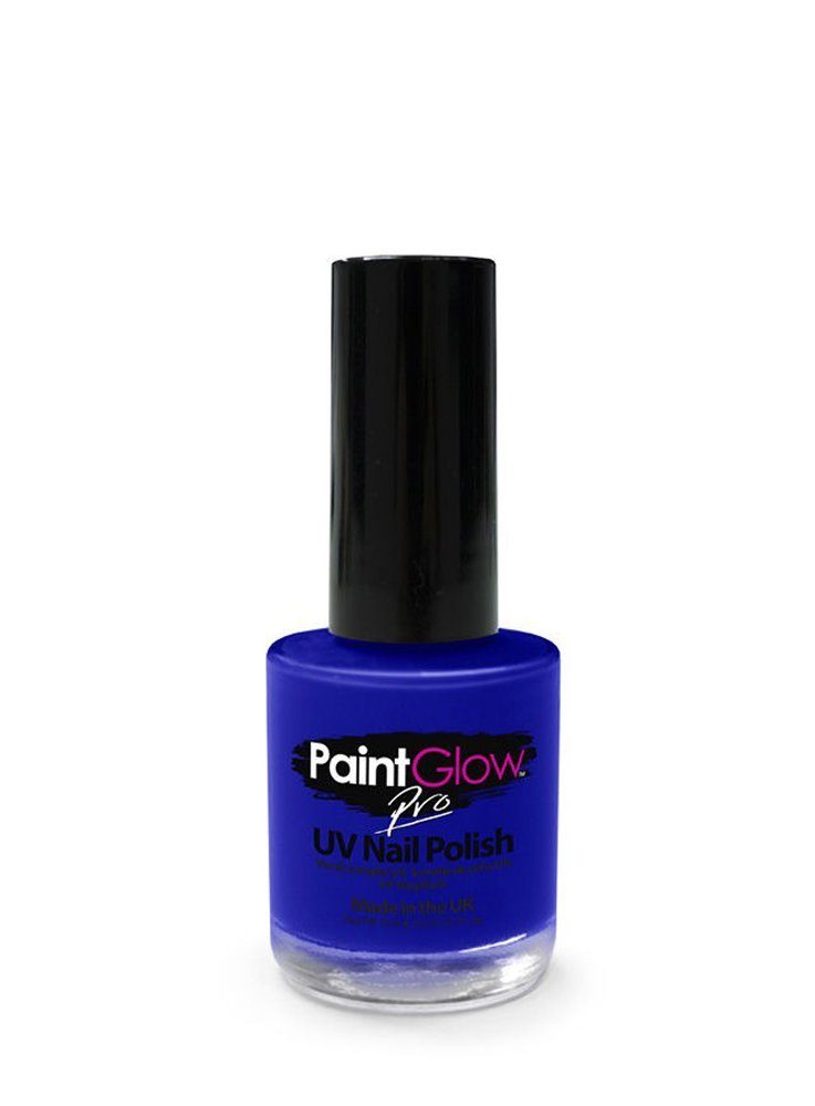 Metamorph Kunstfingernägel Neon UV Nagellack blau, Intensiver Glanz für mehr Drama!