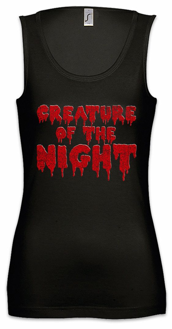 Tanktop Creature of the Night Ärmelloses Damen T-Shirt Band Punk Death Heavy