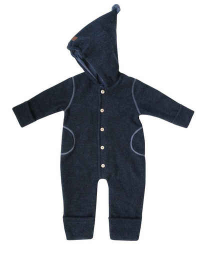 MAXIMO Overall GOTS BABY-Overall, Wollfleece kbT, Jersey kbA Wol Made in Germany