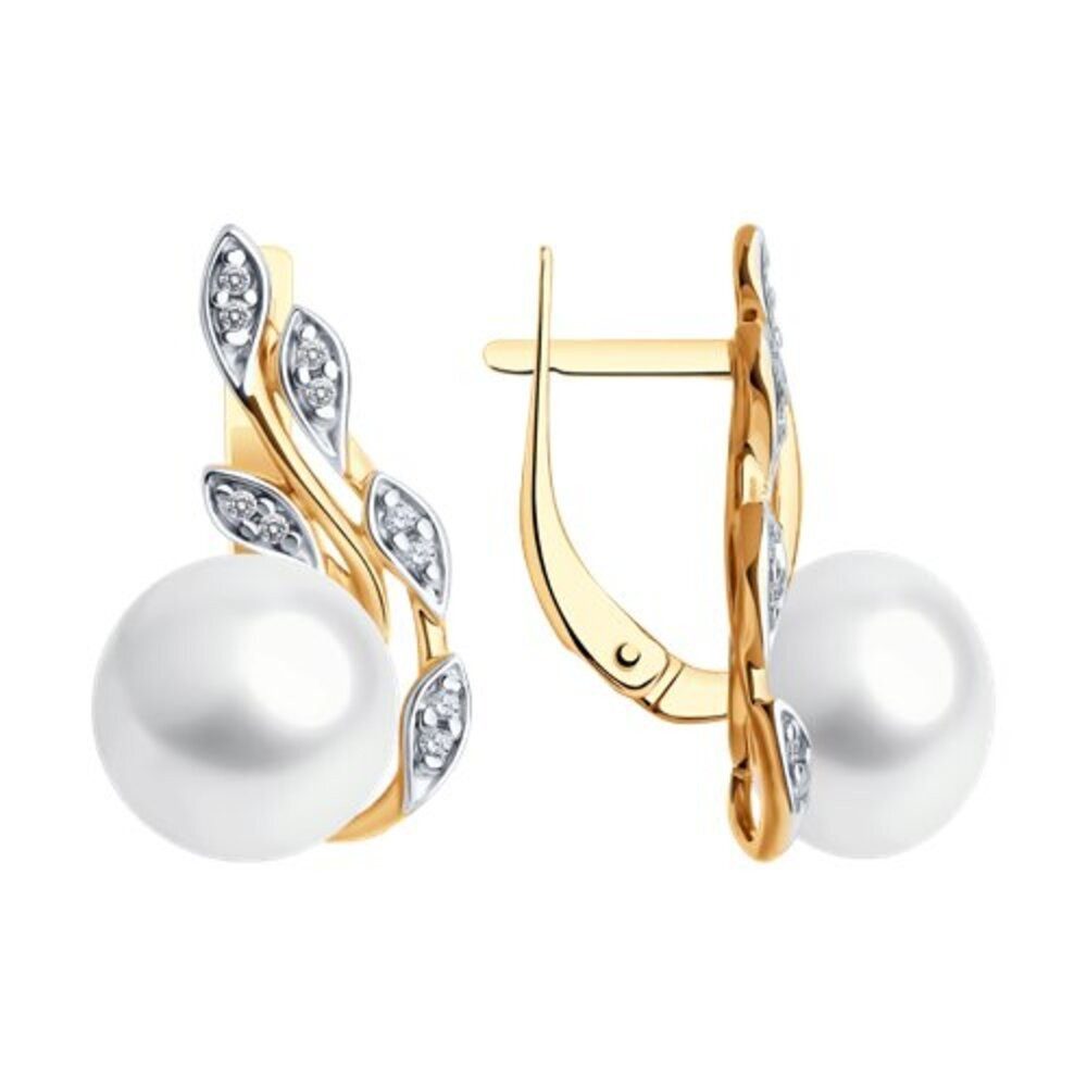 Secretforyou Perlenohrringe Ohrringe Creolen 925 Silber vergoldet Rosegoldo günstig online kaufen