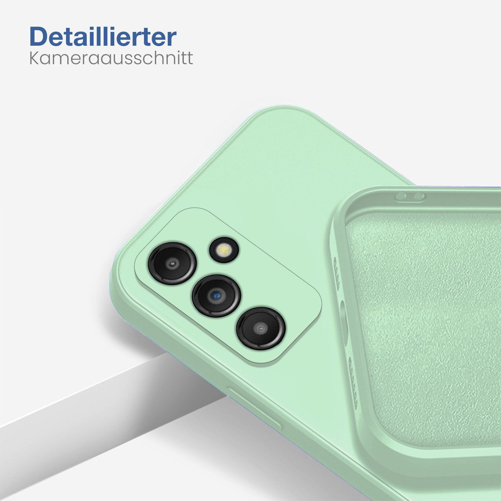 Tec-Expert Handyhülle SoftGrip Cover Hülle für Samsung Galaxy A14 5G, Handy Case Bumper integrierter Kameraschutz flexibel