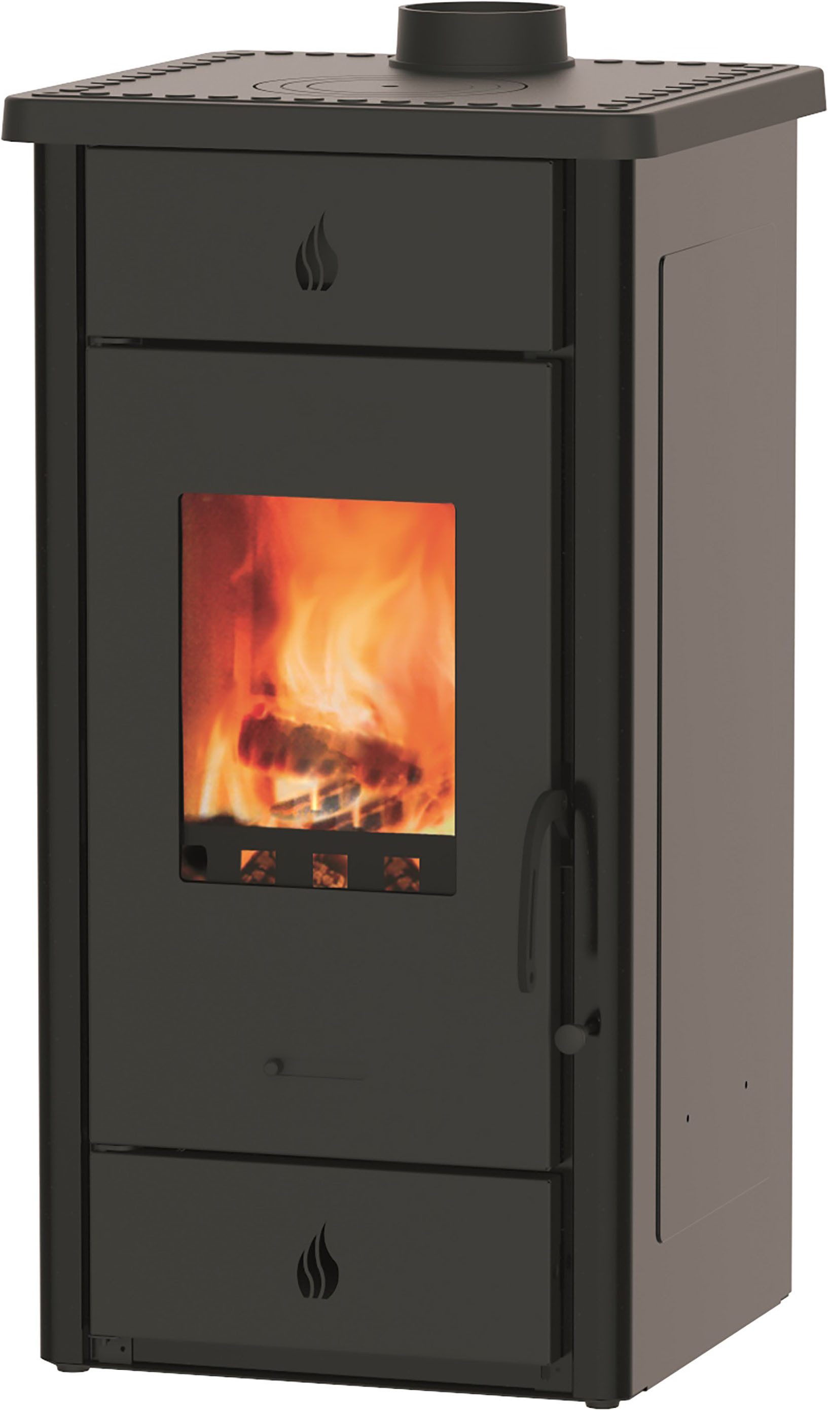 WESTMINSTER Kaminofen Kaminofen Luke anthrazit, 8 kW, Zeitbrand