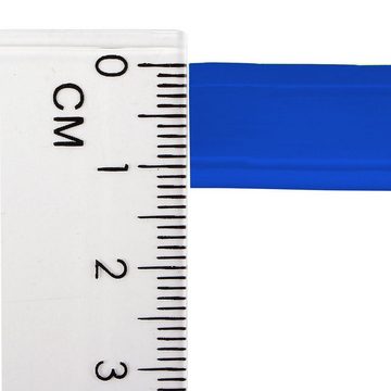 Wamovo Keder 30 Meter (3x10 m) Kederband 12 mm blau Kunststoff Leistenfüller