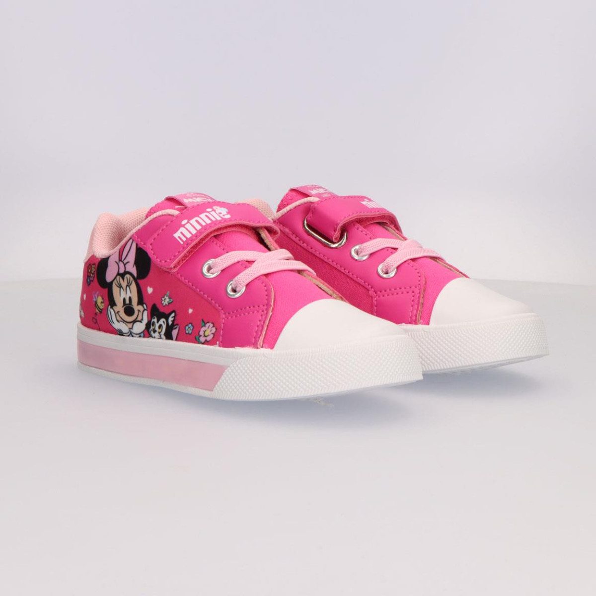 Disney Minnie Mouse Kinder mit Lichteffekt und PVC Sohle für Alltag und Schule Sneaker (Packung) wasserdicht – Bild 5 von 5