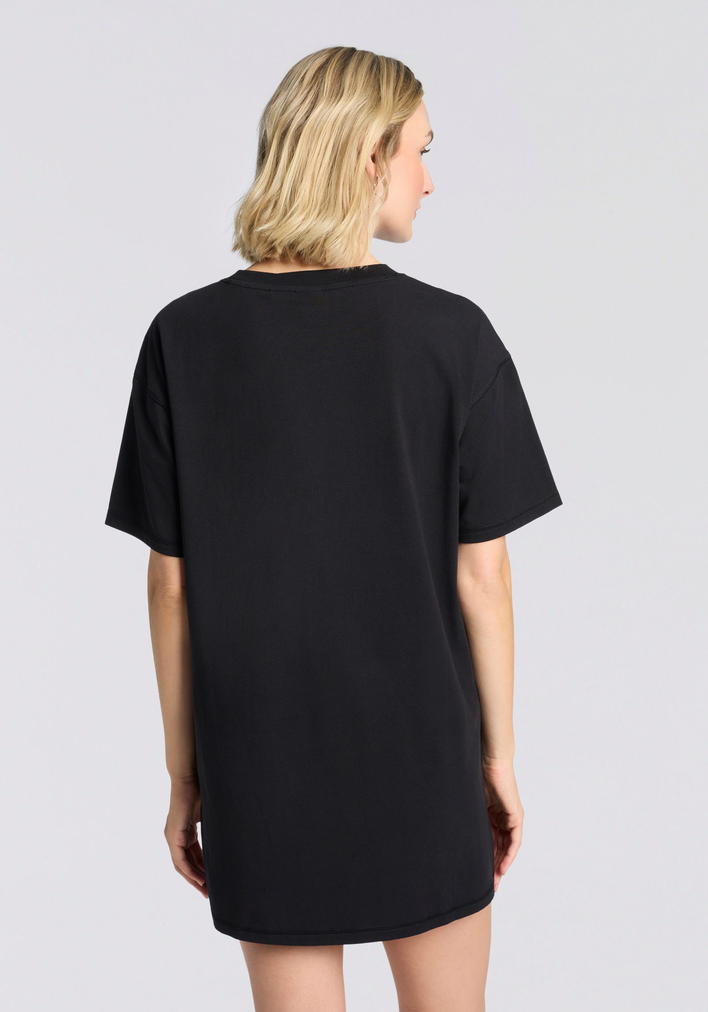 HUGO Nachthemd Rundhalsausschnitt, relaxed fit, Markenlabel günstig online kaufen